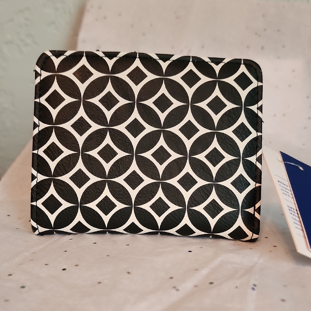 Apt. 9 Black and White Patterned Wallet